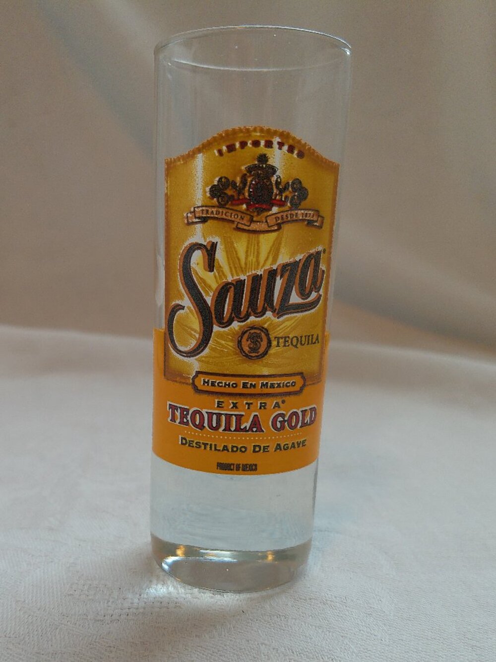 Sauza Extra Tequila Gold Shot Glass